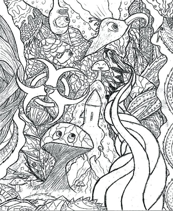656x800 Trippy Coloring Page Coloring Pages Printable Trippy Coloring Book