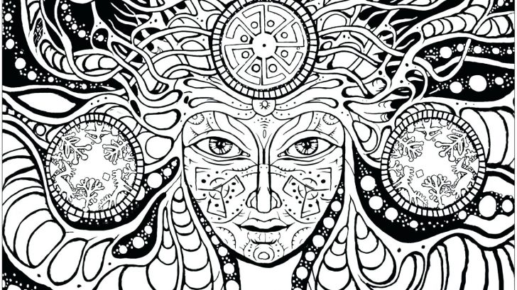 728x409 Coloring Pages ~ Trippy Coloring Pages Free Printable A Sun