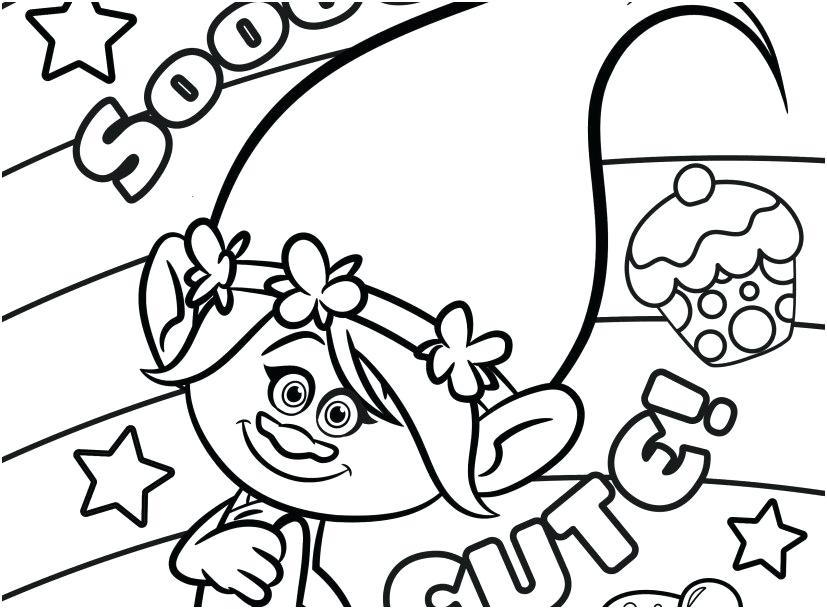 827x609 Trolls Poppy Coloring Pages Icontent