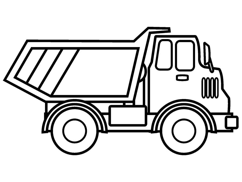 Truck Coloring Pages 1000x750 Truck Coloring Pages