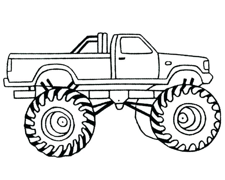 Bigfoot Monster Truck Coloring Pages 728x582 Bigfoot Monster Truck Coloring Pages