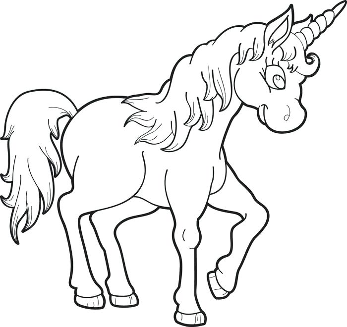 Coloring Pages Unicorns Printable Unicorn Coloring Page For Kids 700x660 Coloring Pages Unicorns Printable Unicorn Coloring Page For Kids