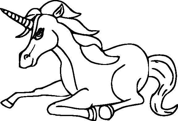 Unicorn Printable Coloring Page Coloring Pages Of Unicorns 576x393 Unicorn Printable Coloring Page Coloring Pages Of Unicorns
