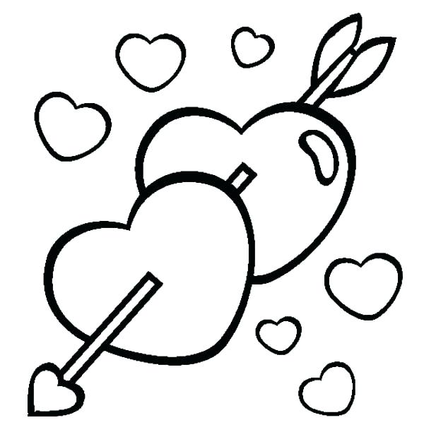 600x612 Free Printable Heart Coloring Pages Best Free Printable Heart