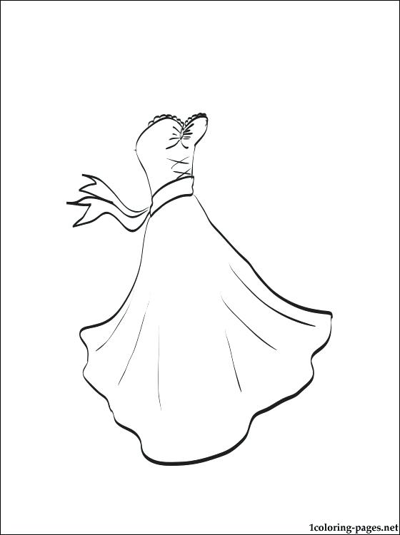 560x750 Printable Wedding Colouring Book Princess And Her Wedding Dress