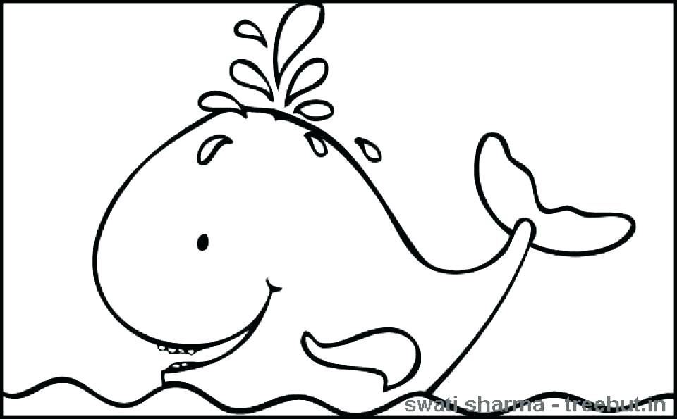 Whale Coloring Page 960x595 Whale Coloring Page