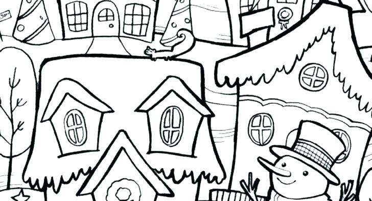 728x393 Printable Coloring Pages Winter