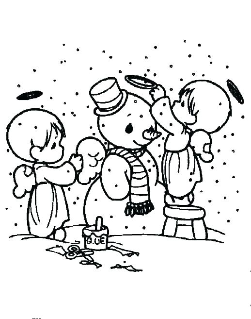 518x657 Printable Coloring Pages Winter