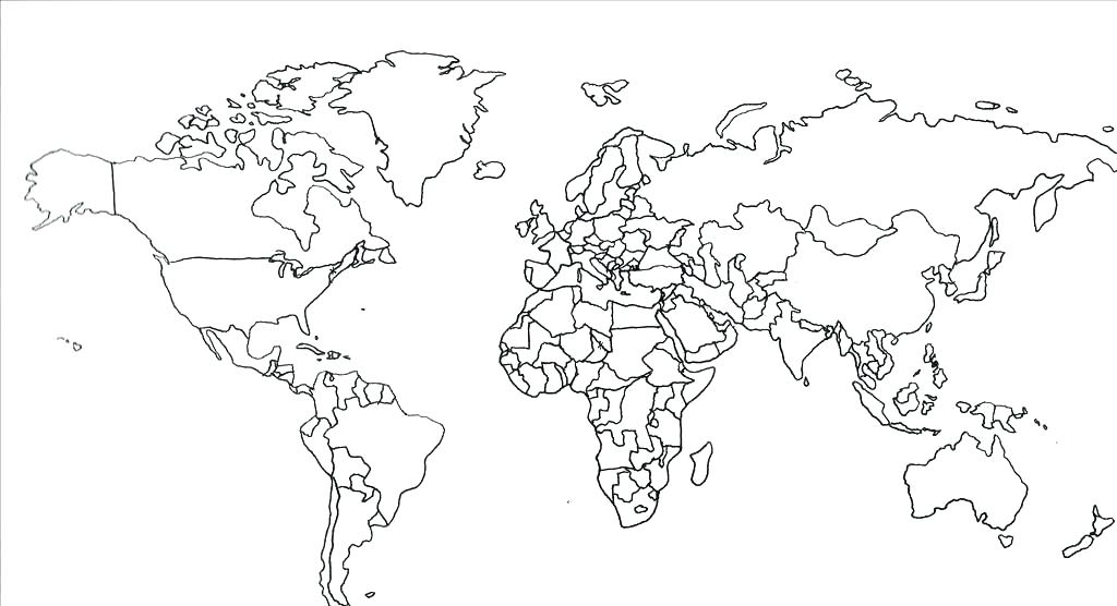 Free Printable World Map With World Map Coloring Pages Top World 1024x556 Free Printable World Map With World Map Coloring Pages Top World