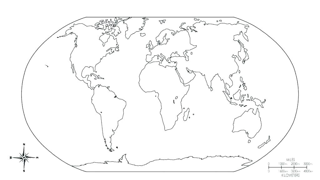 World Map Coloring Pages Printable World Map Coloring Page 1024x576 World Map Coloring Pages Printable World Map Coloring Page