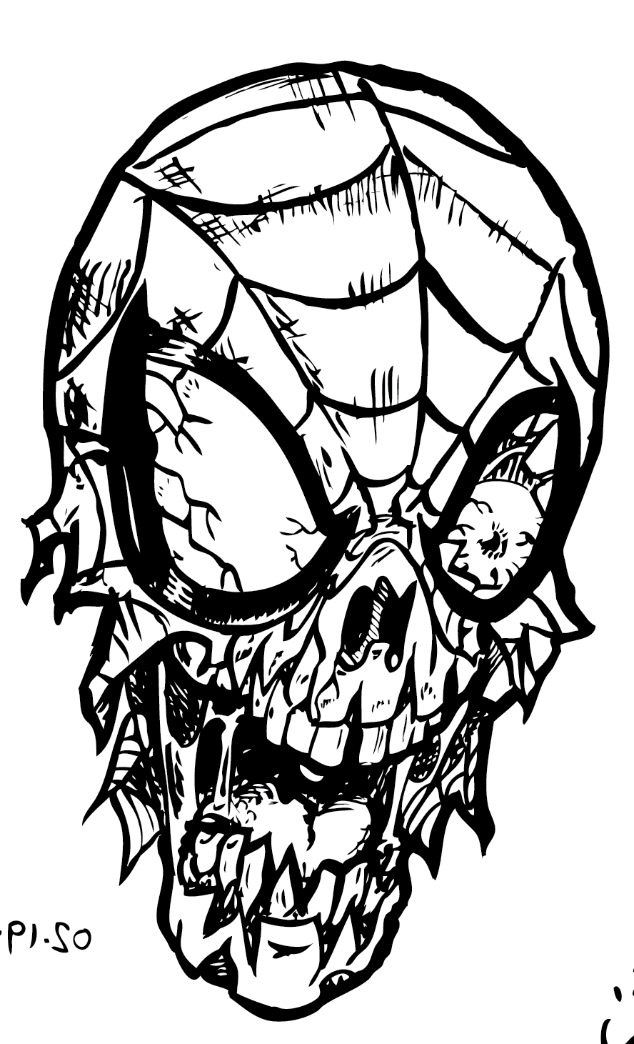 Zombie Coloring Pages Spiderman Coloringstar Beauteous 888x1461 Zombie Coloring Pages Spiderman Coloringstar Beauteous