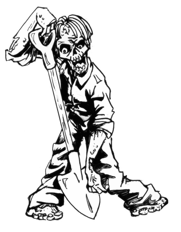 Halloween Zombie Coloring Pages 704x904 Halloween Zombie Coloring Pages