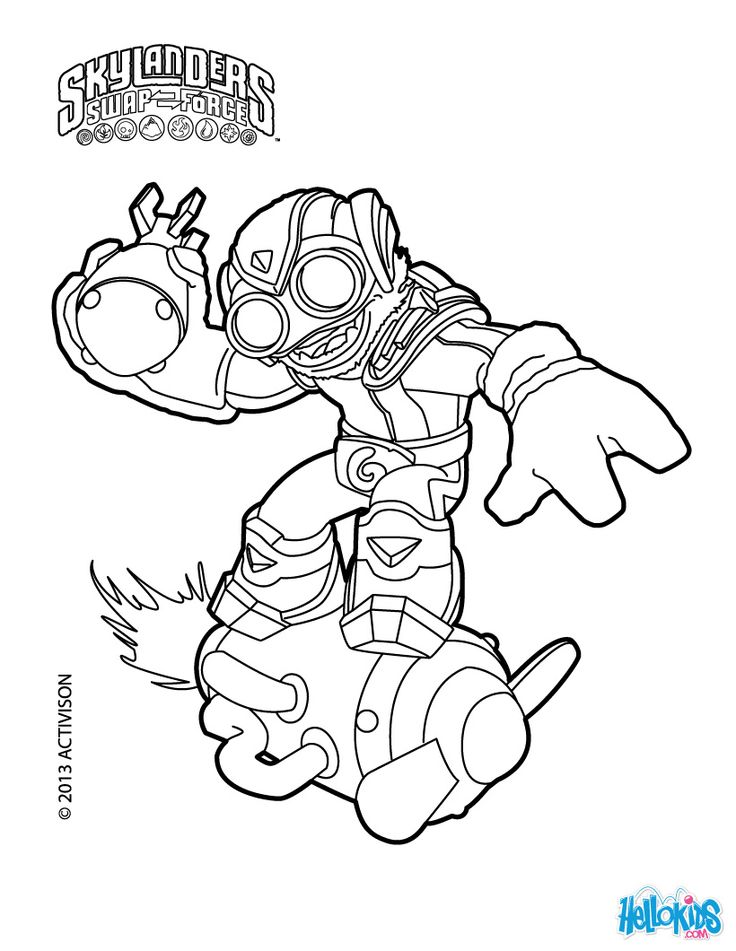 736x951 30 Best Skylanders Coloring Pages Images On Coloring