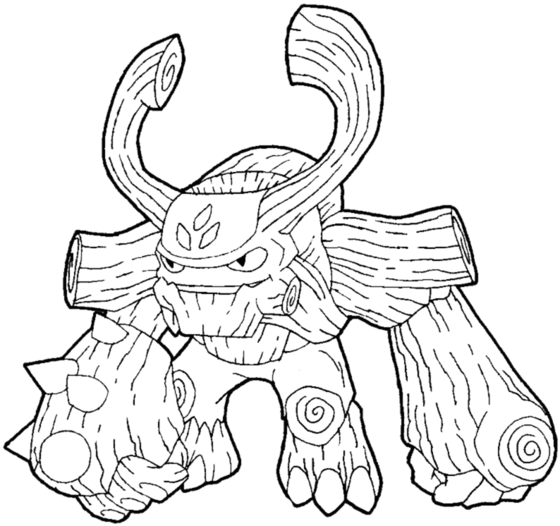 794x746 Skylanders Tree Rex Coloring Pages Skylanders Giants Tree Rex