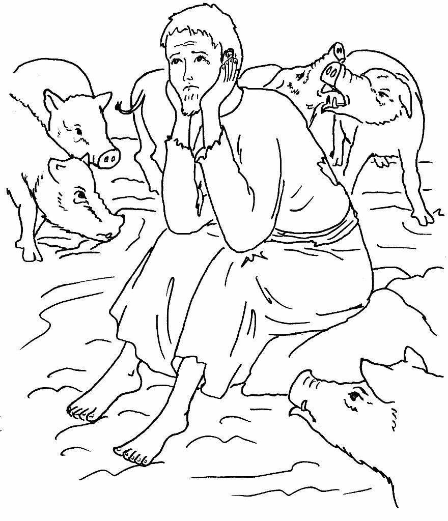 Prodigal Son Coloring Pages 92 880x1024 Prodigal Son Coloring Pages 92
