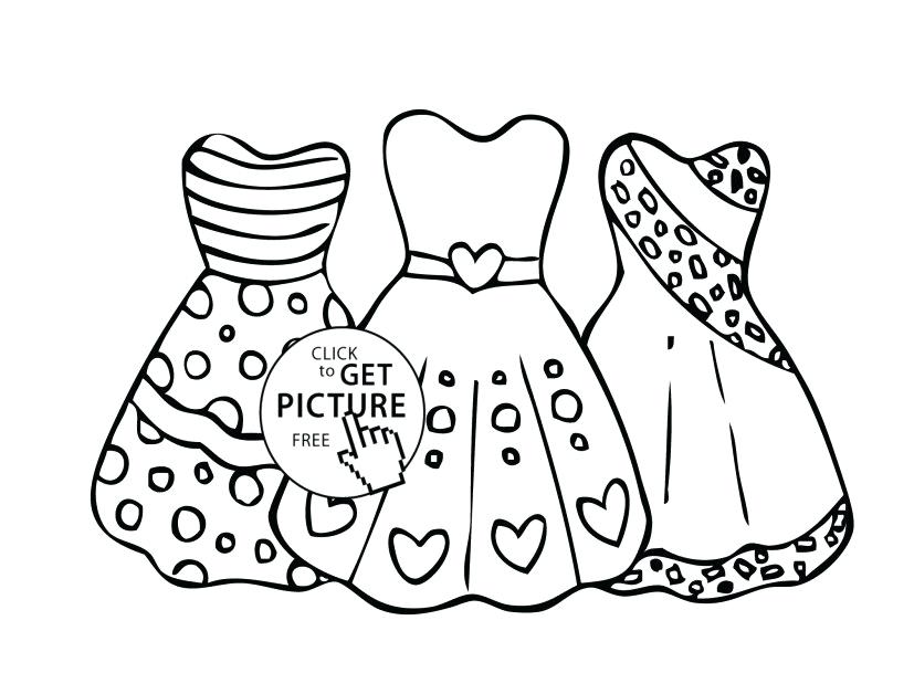 827x609 Coloring Pages Of Dresses Dress Coloring Pages Coloring Pages Prom
