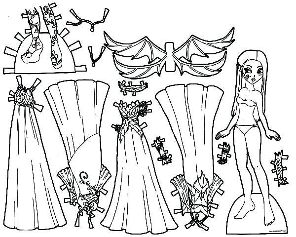 600x480 Dress Coloring Pages Party Dress For Little Girl Coloring Page