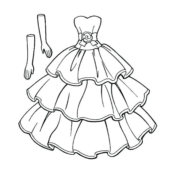 Coloring Pages Dresses Wedding Dress Coloring Pages Free Printable 600x569 Coloring Pages Dresses Wedding Dress Coloring Pages Free Printable