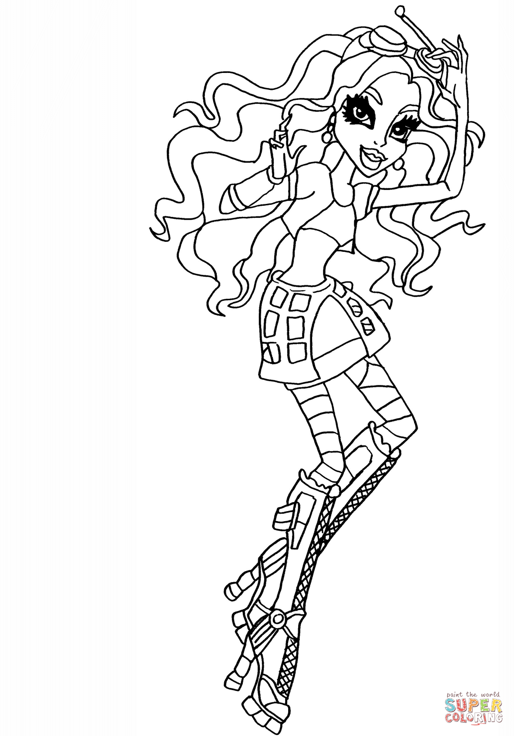 1029x1473 Secrets Monster High Coloring Pages Robecca St