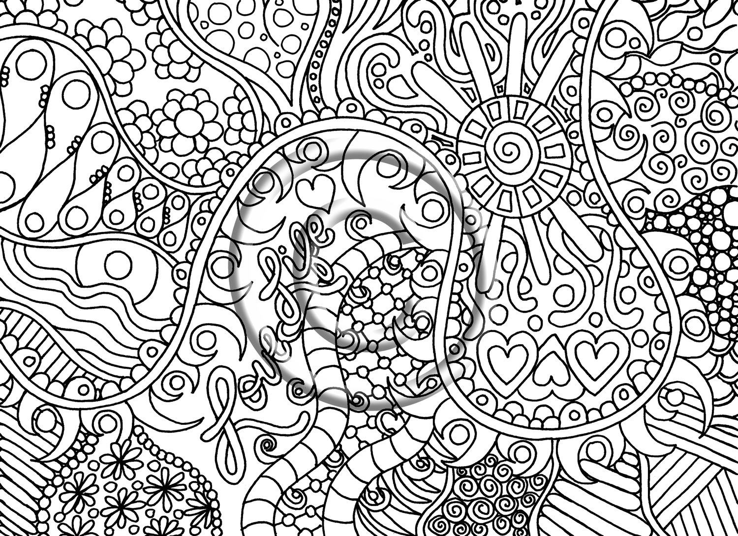 Printable Free Printable Trippy Coloring Pages Printable Coloring 1500x1090 Printable Free Printable Trippy Coloring Pages Printable Coloring