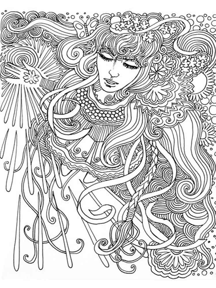 Psychedelic Coloring Pages For Adults. Free Printable Psychedelic 750x1000 Psychedelic Coloring Pages For Adults. Free Printable Psychedelic