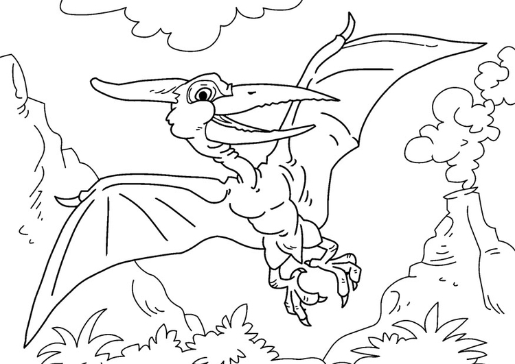 750x531 Coloring Page Dinosaur
