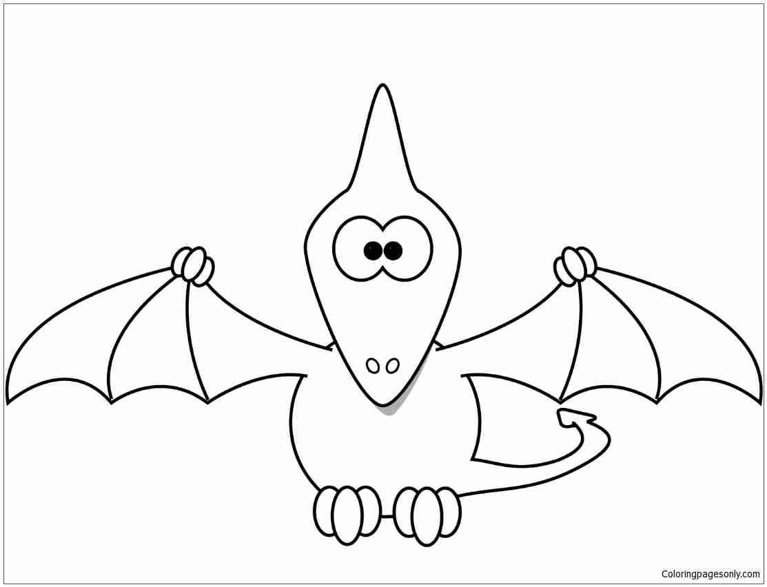 Cartoon Pterodactyl Coloring Page Free Pages Online Brilliant 1113x852 Cartoon Pterodactyl Coloring Page Free Pages Online Brilliant