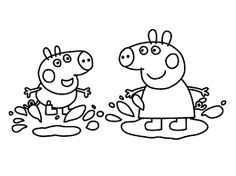 Image Result For Peppa Pig Muddy Puddles Coloring Pages Peppa 236x176 Image Result For Peppa Pig Muddy Puddles Coloring Pages Peppa