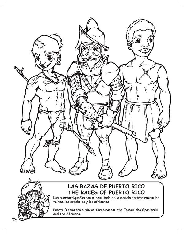Puerto Rico Coloring Learning Activity Book On Behance History 600x765 Puerto Rico Coloring Learning Activity Book On Behance History