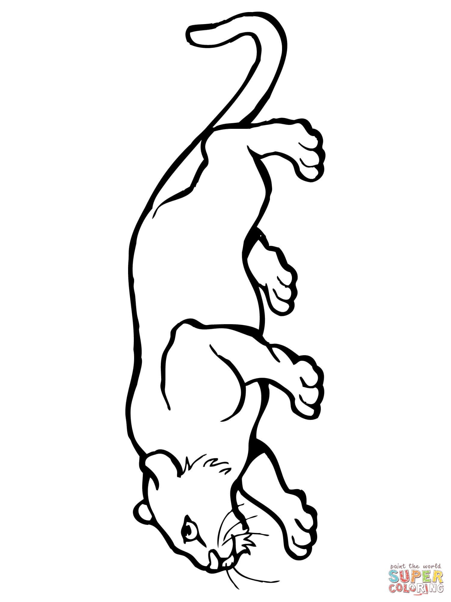 1500x2000 Mountain Lion Coloring Page Free Printable Coloring Pages