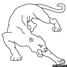 Puma Coloring Pages at GetColorings.com | Free printable colorings ...