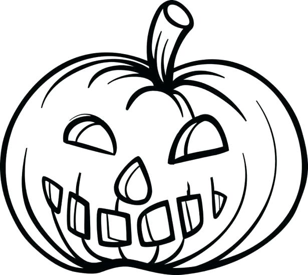 Scary Pumpkin Coloring Pages Coloring Pages Of A Pumpkin Medium 615x549 Scary Pumpkin Coloring Pages Coloring Pages Of A Pumpkin Medium