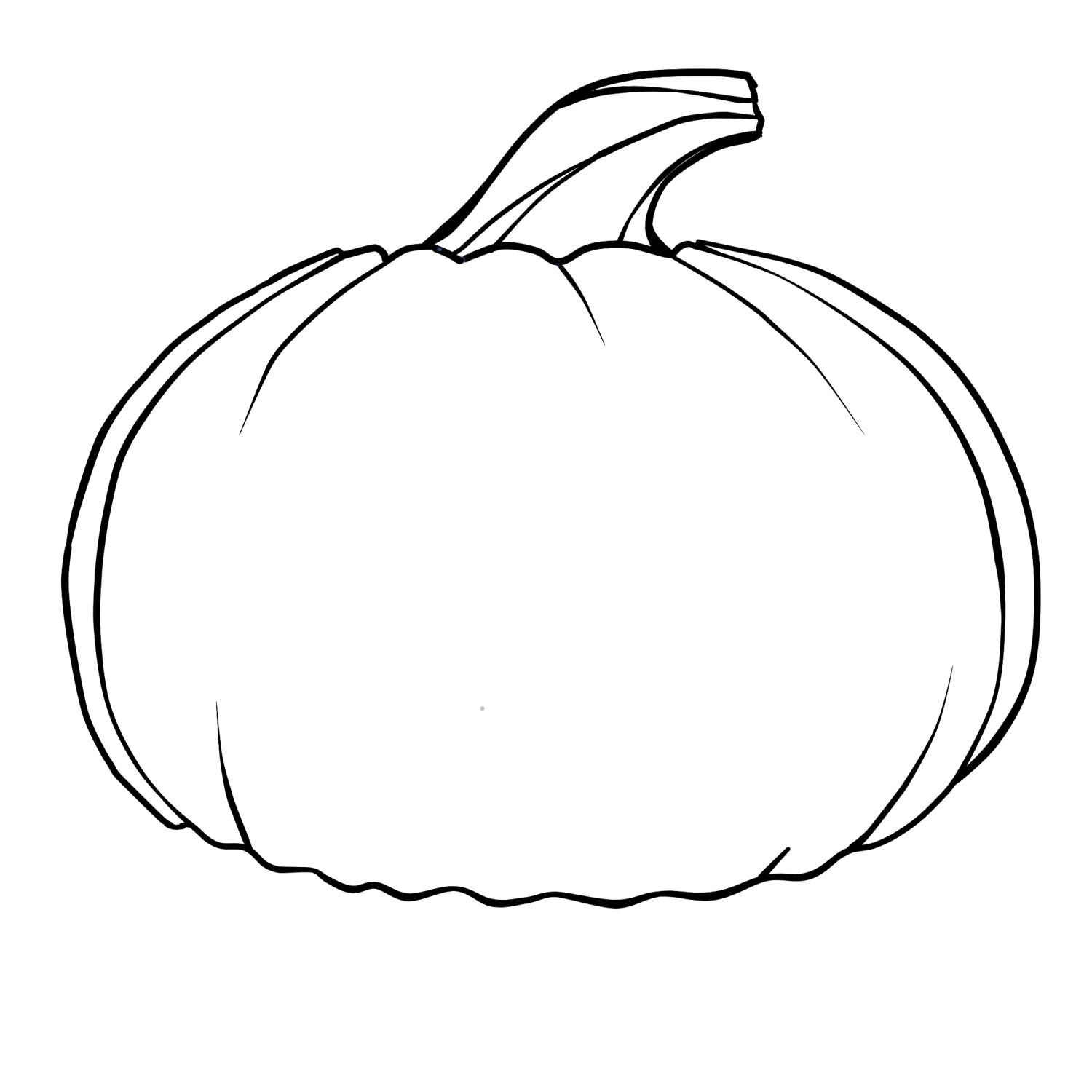 Pumpkin Coloring Pages 1500x1500 Pumpkin Coloring Pages