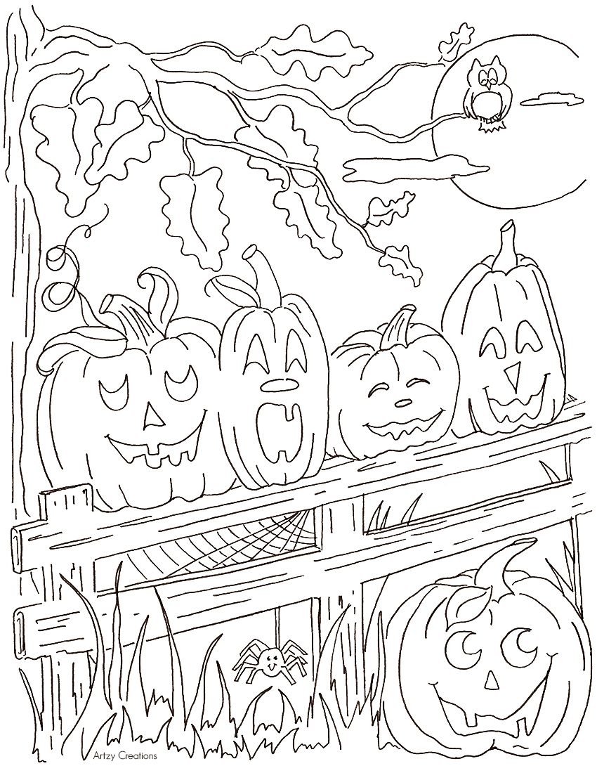 Pumpkin Coloring Pages For Kindergarten at GetColorings.com | Free ...