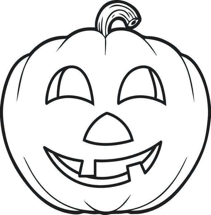 Preschool Pumpkin Coloring Pages Professional 687x700 Preschool Pumpkin Coloring Pages Professional