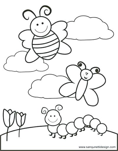 400x513 Coloring Pages For Preschoolers Spring Halloween Pumpkin Coloring