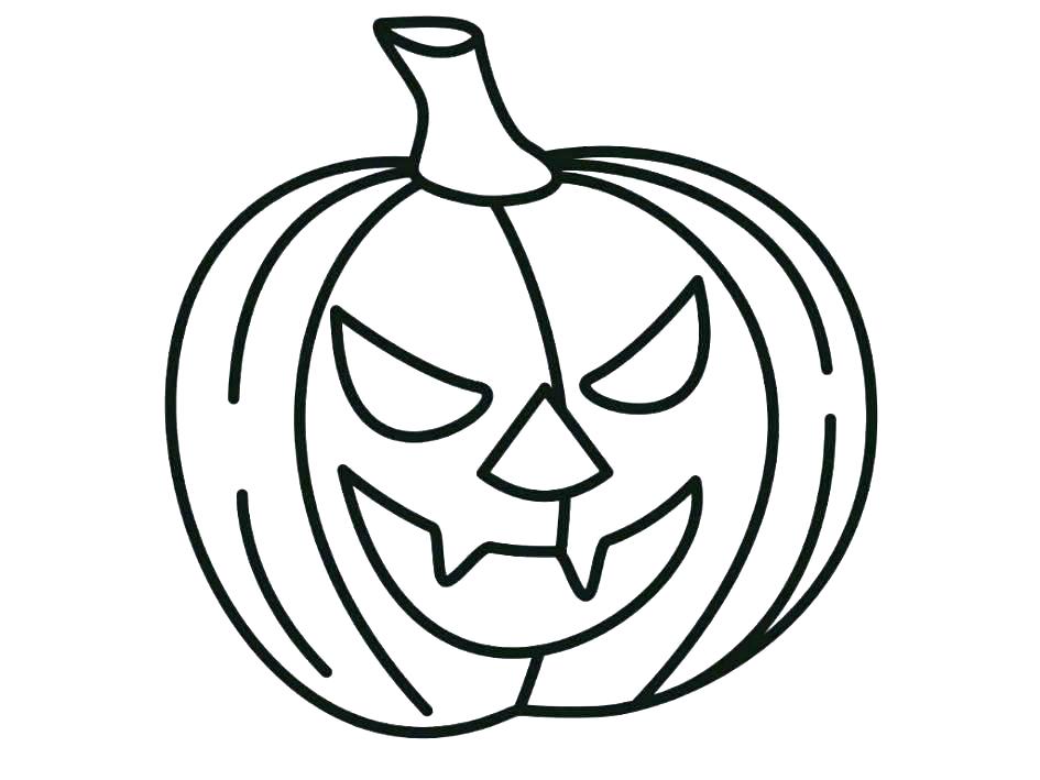 945x709 Pumpkin Coloring Sheet