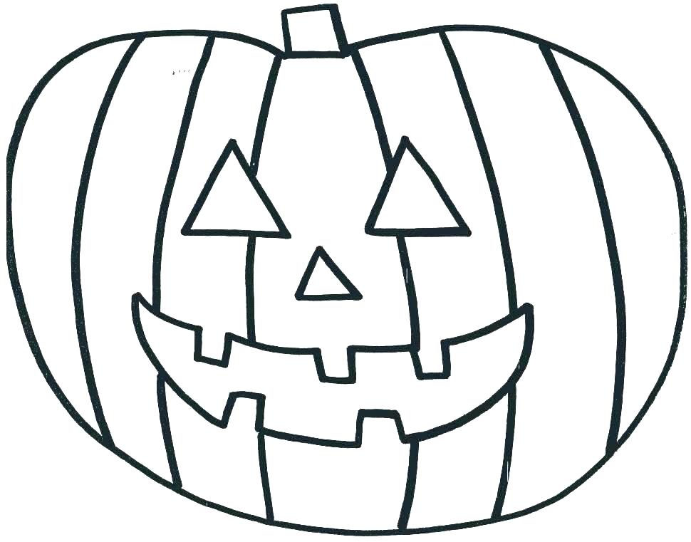 Pumpkin Coloring Pages For Toddlers