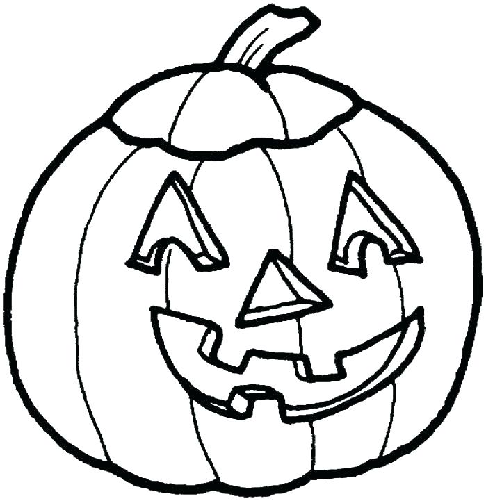 699x721 Pumpkin Coloring Page