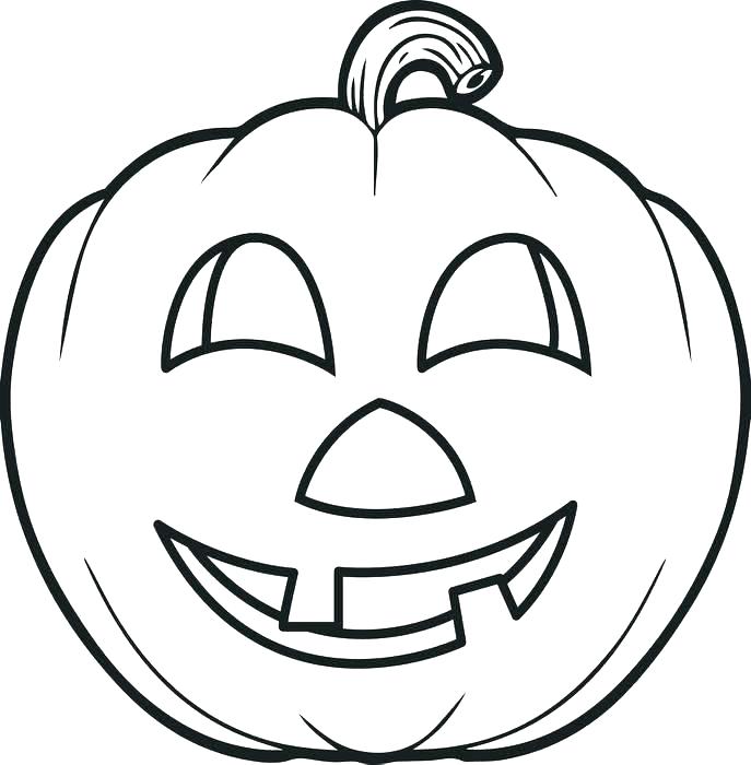 Pumpkin Face Coloring Pages at GetColorings.com | Free printable ...