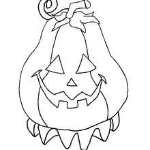 220x220 Haunted Pumpkin Coloring Pages