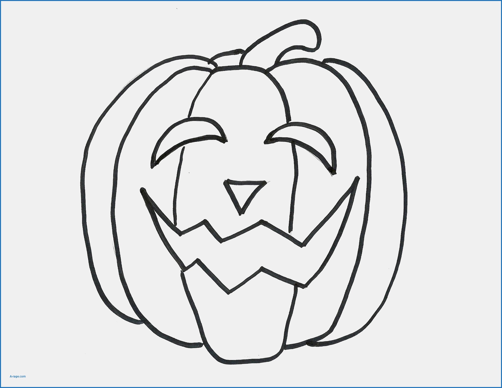 2048x1582 Advice Jack O Lantern Color Page This Is Best Pumpkin Outline