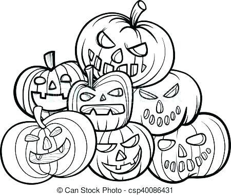 Scary Pumpkin Faces Coloring Pages Kids Coloring Pumpkin Patch 450x380 Scary Pumpkin Faces Coloring Pages Kids Coloring Pumpkin Patch