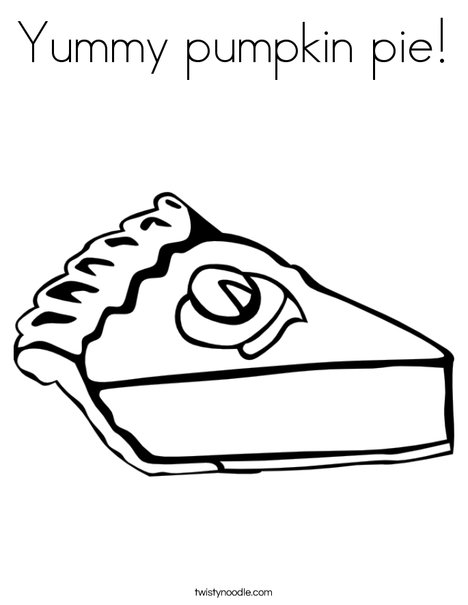 Yummy Pumpkin Pie Coloring Page 468x605 Yummy Pumpkin Pie Coloring Page