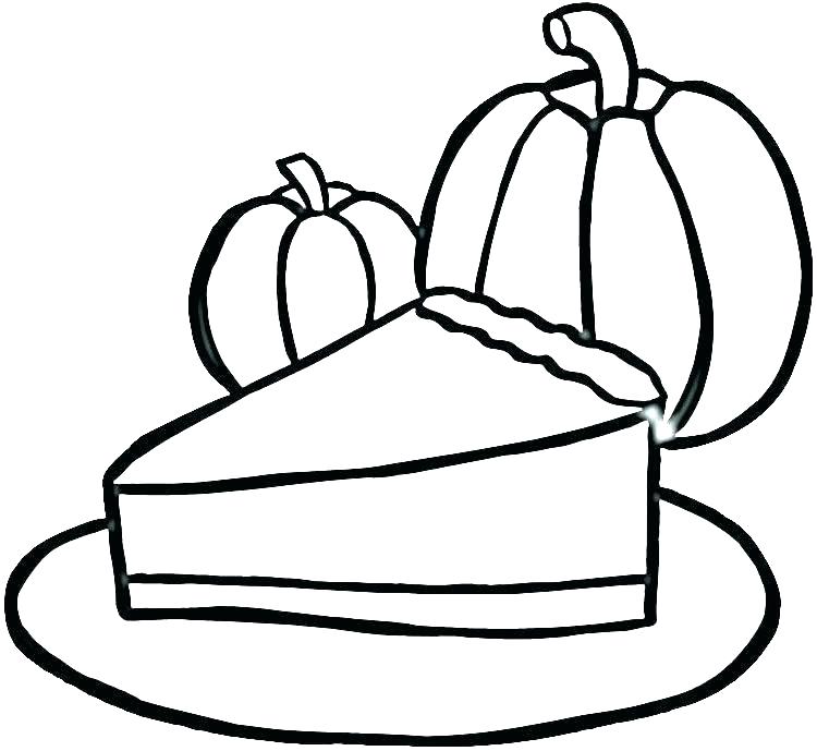 Pumpkin Pie Coloring Page at GetColorings.com | Free printable ...