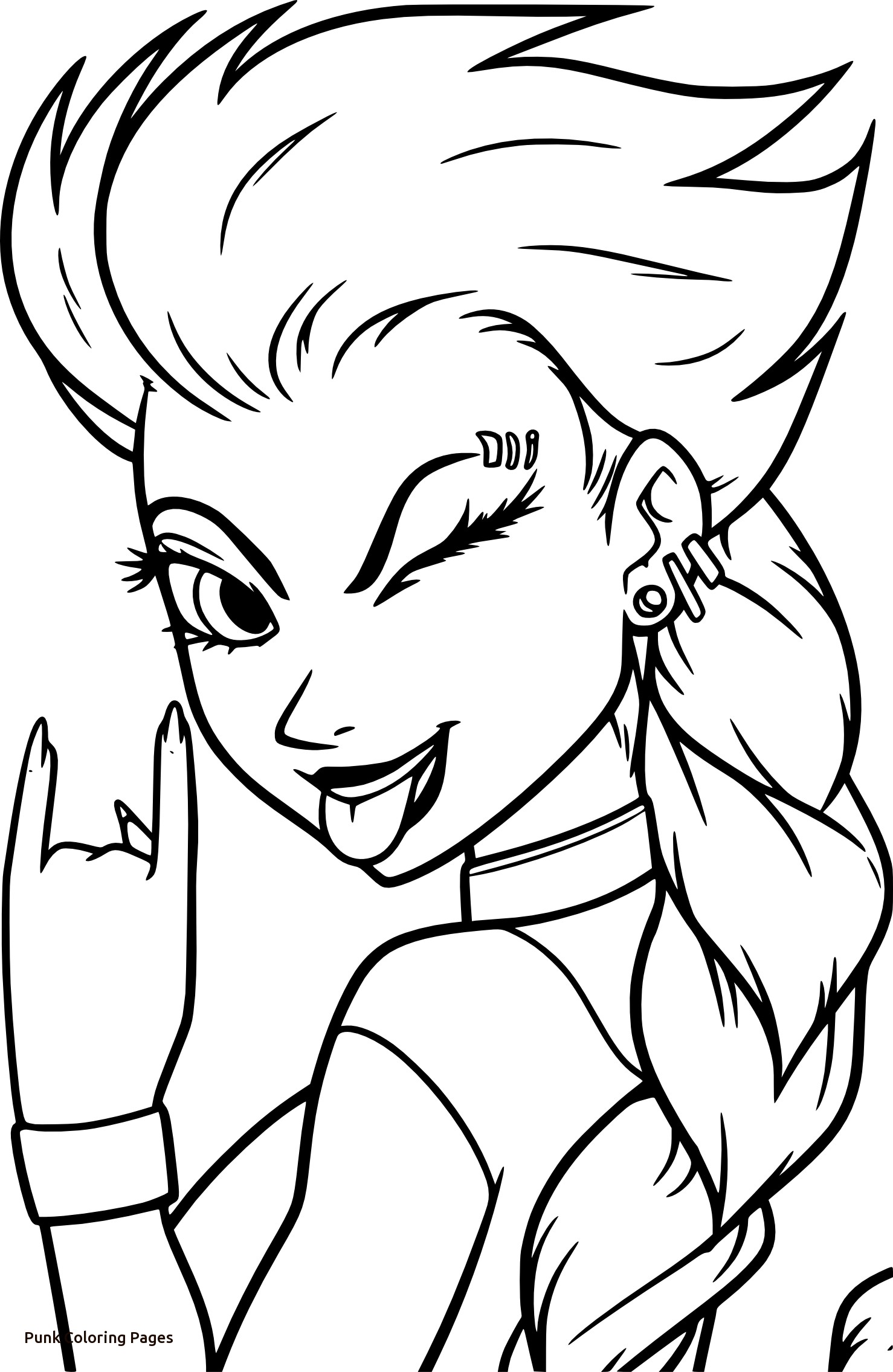 Punk Coloring Pages 1478x2271 Punk Coloring Pages