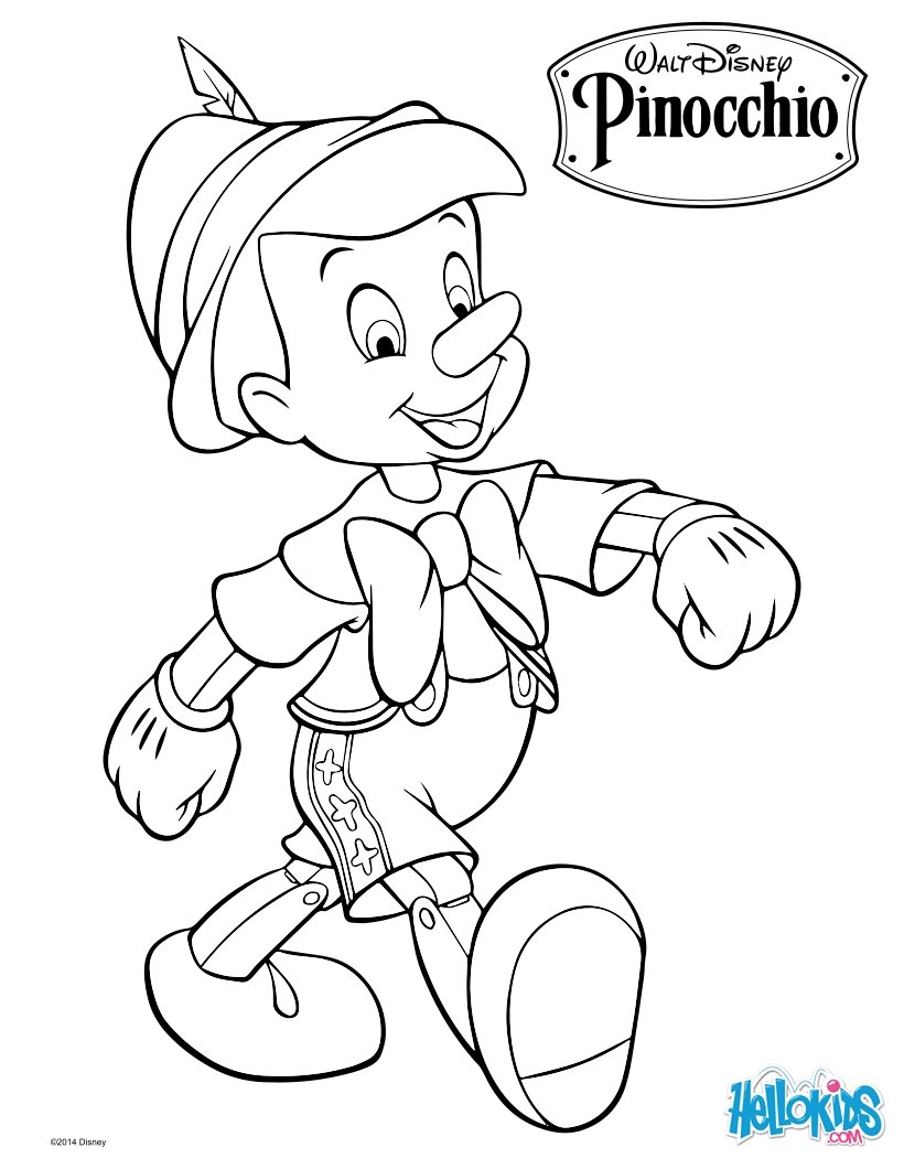 820x1060 Geppetto's Puppet Coloring Pages
