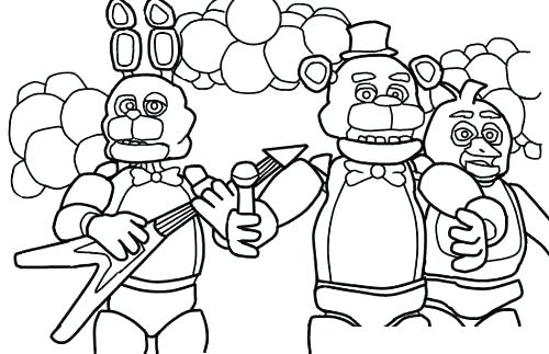 500x323 Puppet Coloring Pages Fun 2 Coloring Pages Five Nights At Coloring