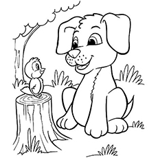230x230 Puppy And Kitten Coloring Pages