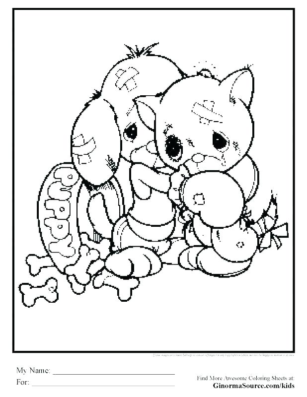 618x800 Coloring Pages Puppies And Kittens Classy Coloring Pages Puppies
